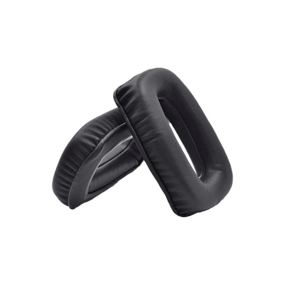 Zapasowe nauszniki do Beyerdynamic DT 100, DT 150, DT 190, pianka memory i skóra PU, Czarny, 1 para