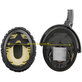 Zapasowe nauszniki do Bose QuietComfort 3, OE/ON-EAR a OE1, pianka memory i skóra PU, Czarny, 1 para