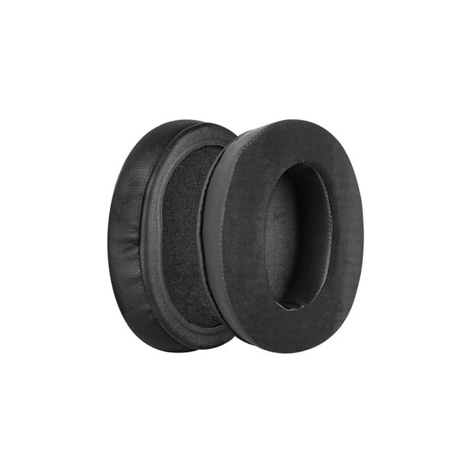 Zapasowe nauszniki do Kingston HyperX Cloud, pianka memory + neopren + skóra PU, Czarny, 1 para