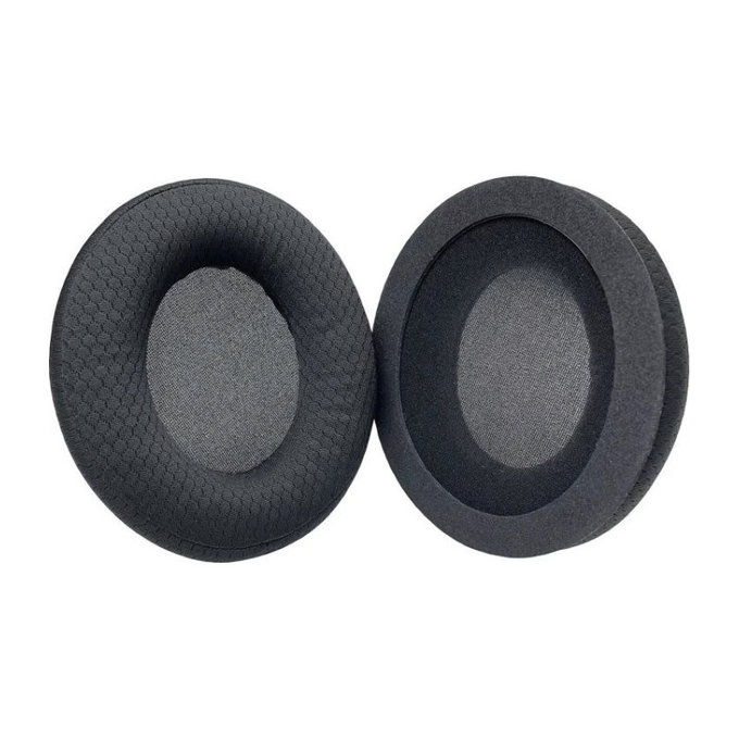 Zapasowe nauszniki do Kingston HyperX Stinger Core, pianka memory i tkanina, Czarny, 1 para