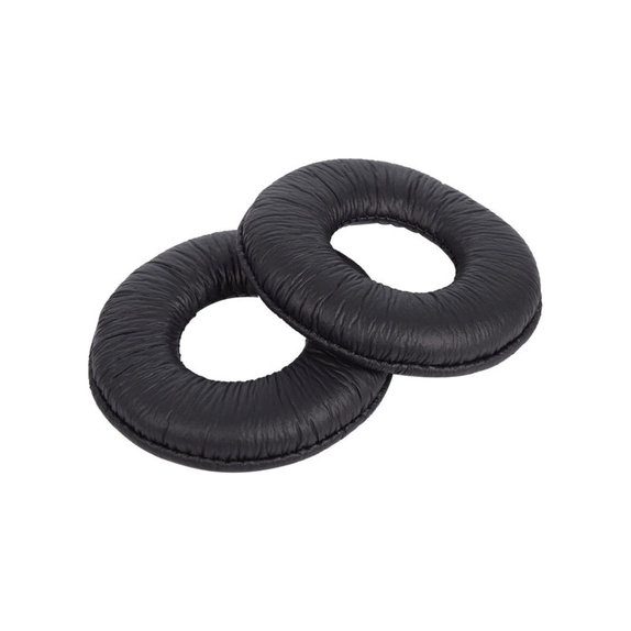 Zapasowe nauszniki do Sony MDR-ZX110, pianka memory i skóra PU, Czarny, 1 para