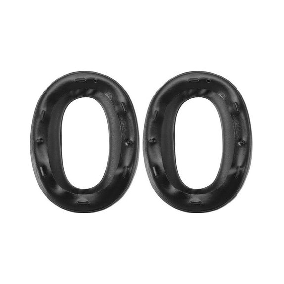Zapasowe nauszniki do Sony MDR-1000X, WH-1000XM2, pianka memory i skóra PU, Czarny, 1 para