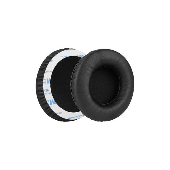 Zapasowe nauszniki do SteelSeries Siberia 200, V1, V2, V3 Prism, pianka memory i skóra PU, Czarny, 1 para