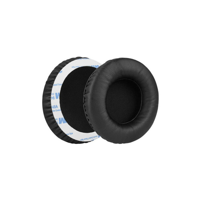 Zapasowe nauszniki do SteelSeries Siberia 200, V1, V2, V3 Prism, pianka memory i skóra PU, Czarny, 1 para