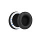 Zapasowe nauszniki do SteelSeries Siberia 200, V1, V2, V3 Prism, pianka memory i skóra PU, Czarny, 1 para