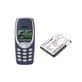 Bateria do Nokia 3310, 3330, 1220, 1260, 3560, 5510, 6650, 6800, BLC-2, Li-ion, 3.7V, 1100mAh, HQ