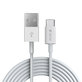Kabel USB / USB-C Smart, 2.1A, 2m, biały, Devia