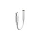 Adapter Smart 3,5mm Jack / USB-C, biały, Devia