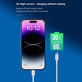 Kabel Lightning / USB-C Smart, PD 27W, 2m, biały, Devia