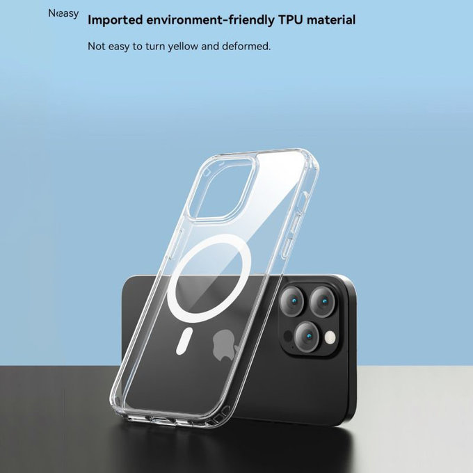 Etui Clear z MagSafe do iPhone 15 Plus, przezroczyste, Devia