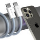 Kabel USB-C / USB-C Smart, PD 60W, 1m, biały, Devia