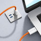 Kabel USB-C / USB-C Smart, PD 60W, 1m, pomarańczowy, Devia