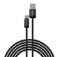 Kabel USB / USB-C Gracious, 2.1A, 2m, czarny, Devia