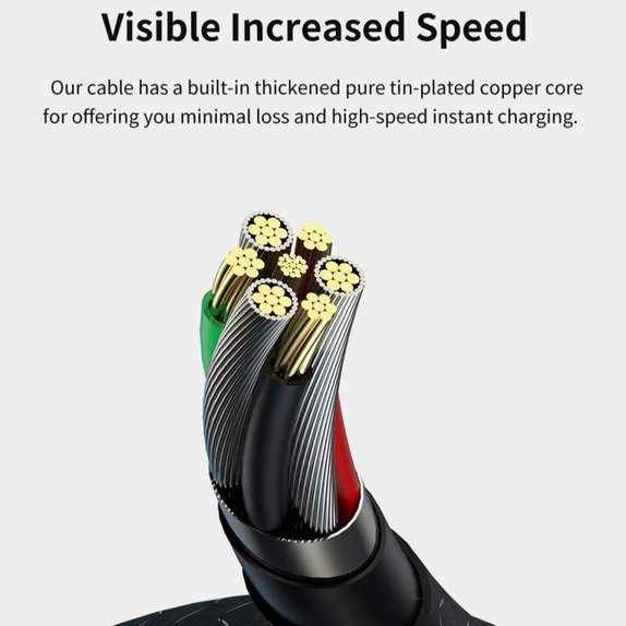 Kabel USB / USB-C Gracious, 2.1A, 2m, czarny, Devia