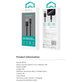 Kabel USB / USB-C Gracious, 2.1A, 2m, czarny, Devia