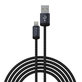 Kabel Lightning / USB Gracious, 2,4A, 2m, czarny, Devia