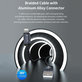 Kabel Lightning / USB Gracious, 2,4A, 2m, czarny, Devia