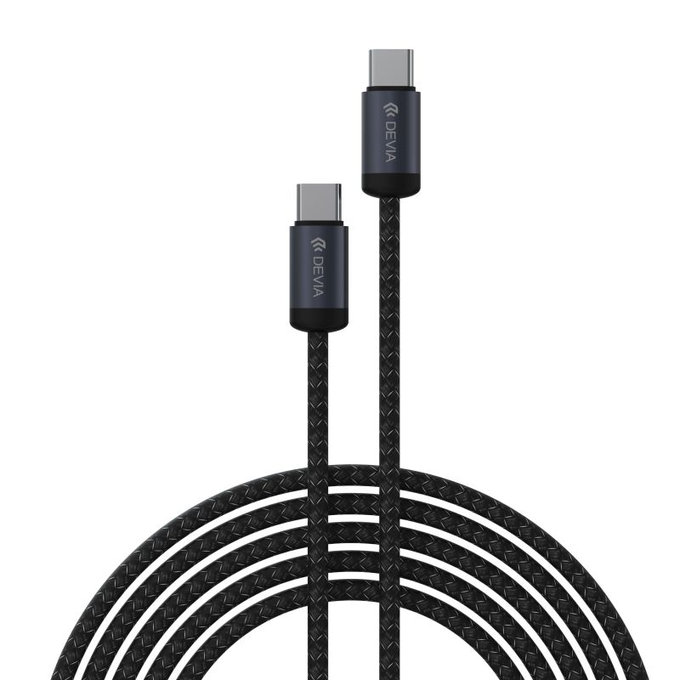 Kabel USB-C / USB-C Gracious, PD 60W, 2m, czarny, Devia