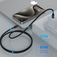 Kabel USB-C / USB-C Gracious, PD 60W, 2m, czarny, Devia