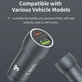Ładowarka samochodowa Extreme Speed USB-C + USB-A, PD 30W, QC 3.0 18W, szara, Devia