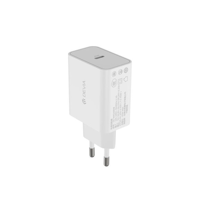 Ładowarka Rocket USB-C, PD 45W, biała, Devia