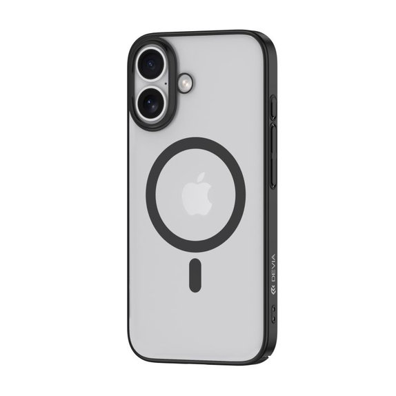Etui Glimmer z MagSafe do iPhone 16 Plus, Czarne, Devia
