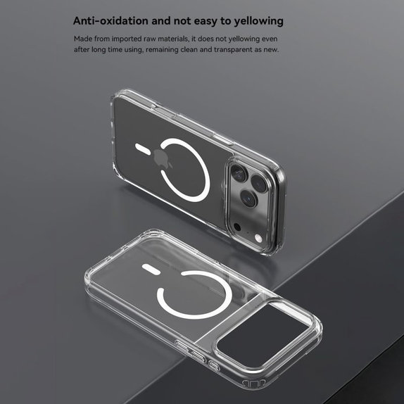 Etui Clear z MagSafe do iPhone 17, przezroczyste, Devia