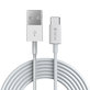 Kabel USB / USB-C Smart, 2.1A, 1m, biały, Devia