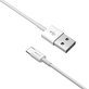 Kabel USB / USB-C Smart, 2.1A, 1m, biały, Devia