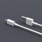 Kabel USB / USB-C Smart, 2.1A, 1m, biały, Devia