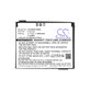Bateria do Becker HJS 100, HJS100, Li-Ion, 3.7V, 900mAh, HQ