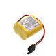 Bateria do GE FANUC ALPHA iSV, BETA iSV, 2900mAh, Li-MnO2, 6V, A98L-0031-0025, HQ