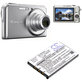 Bateria do Casio Exilim Card Ex-S880, 650mAh, Li-Ion, 3.7V, NP-20, HQ