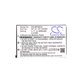 Bateria do Casio Exilim Card Ex-S880, 650mAh, Li-Ion, 3.7V, NP-20, HQ