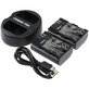 2 μπαταρίες με φορτιστή γιαCanon EOS 5D Mark II, EOS 7D, 2000mAh, Li-Ion, 7.4V, LP-E6, HQ