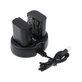 2 μπαταρίες με φορτιστή γιαCanon EOS 5D Mark II, EOS 7D, 2000mAh, Li-Ion, 7.4V, LP-E6, HQ