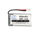 Bateria do Hubsan X4 H107, 650mAh, Li-Pol, 3.7V, H107C-A24, HQ