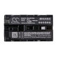 Bateria do Line 6 James Tyler Variax, Line 6 JTV Guitar, 2600mAh, Li-Ion, 7.4V, BA12, HQ