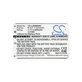 Bateria do Logitech Harmony 720, 780, 880, 890, 900, 950mAh, Li-Ion, 3.7V, R-IG7, HQ