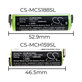 Bateria do Moser Easy Style 1881, 2000mAh, Ni-MH, 1.2V, 1852-7531, HQ