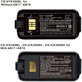 Bateria do Intermec CK3, CK3A, CK3X, CK3R, CK3C, CK3C1, CK3N, 5200mAh, Li-Ion, 3.7V, 318-034-001, HQ