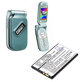 Bateria do Alcatel Lollipops, 650mAh, Li-Ion, 3.7V, 3DS11080AAAA, HQ
