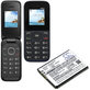 Bateria do Alcatel OneTouch 1013, 1035D, 1046D, 400mAh, Li-Ion, 3.7V, TLi004FA, HQ