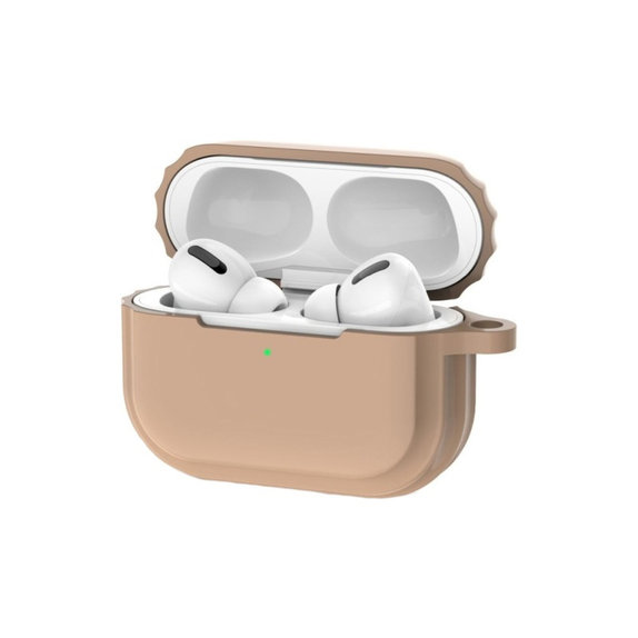 Etui silikonowe do AirPods 3, Sand Beige