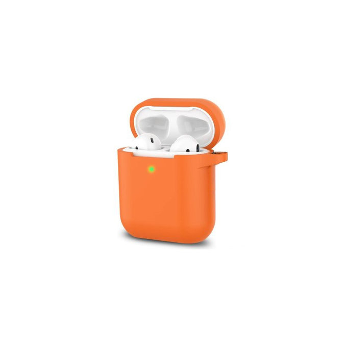 Etui silikonowe do AirPods 1 i 2, Pomarańczowy, Orange