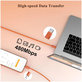 Kabel USB-C / USB-C z szybkim ładowaniem, PD 60W, 2m, Pomarańczowy, Orange