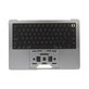 Górna rama klawiatury do MacBook Pro 14", A2442 (2021), A2779 (2023), z klawiaturą US i baterią, Space Gray, 661-32210, Genuine Apple