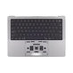 Górna rama klawiatury do MacBook Pro 14", A2918 (2023), z klawiaturą US i baterią, Space Gray, 661-35708, Genuine Apple