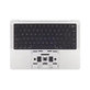 Górna rama klawiatury do MacBook Pro 14", A2918 (Late 2023, z klawiaturą US i baterią, Silver, 661-35709, Genuine Apple