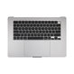 Górna rama klawiatury do MacBook Air 15", A3114 (2024), z klawiaturą US i baterią, Space Gray, 661-40266, Genuine Apple